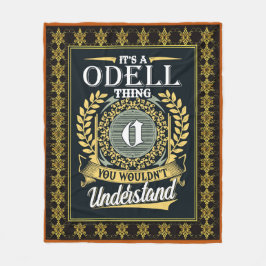 Das ist eine Odell-Sache, die man nicht verstehen  Fleecedecke