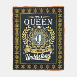 Das ist eine Queen, die man nicht verstehen konnte Fleecedecke