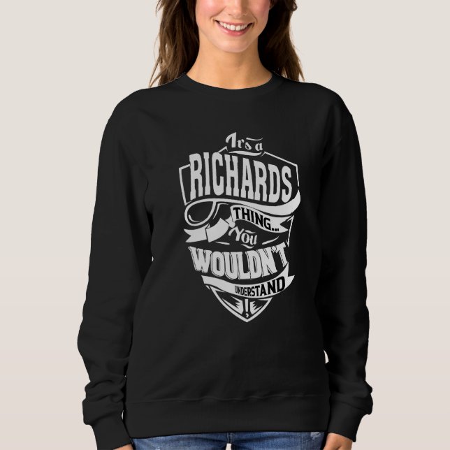 Das ist eine Richards-Sache Sweatshirt (Vorderseite)