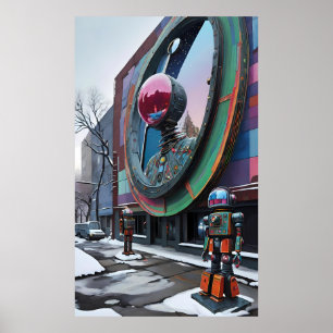 Das ist eine Roboterwelt - Ken Gage Art Poster