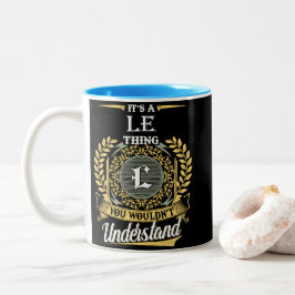 Das ist eine Sache, die man nicht verstehen konnte Zweifarbige Tasse