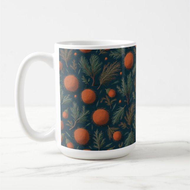 Das ist eine stilvolle klassische Tasse (Links)