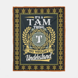 Das ist eine Tam-Sache, die man nicht verstehen ko Fleecedecke