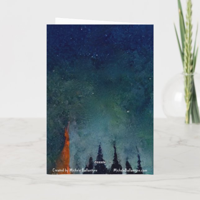 Das ist eine Weihnachtskarte für einen kleinen Jun Karte (Rückseite)