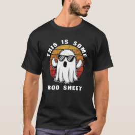 Das Ist Einiges Boo-Blatt Retro-Sonnenuntergang T-Shirt