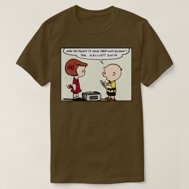 Das ist Elliott Smith Vinyl Collector Design T-Shirt (Design vorne)