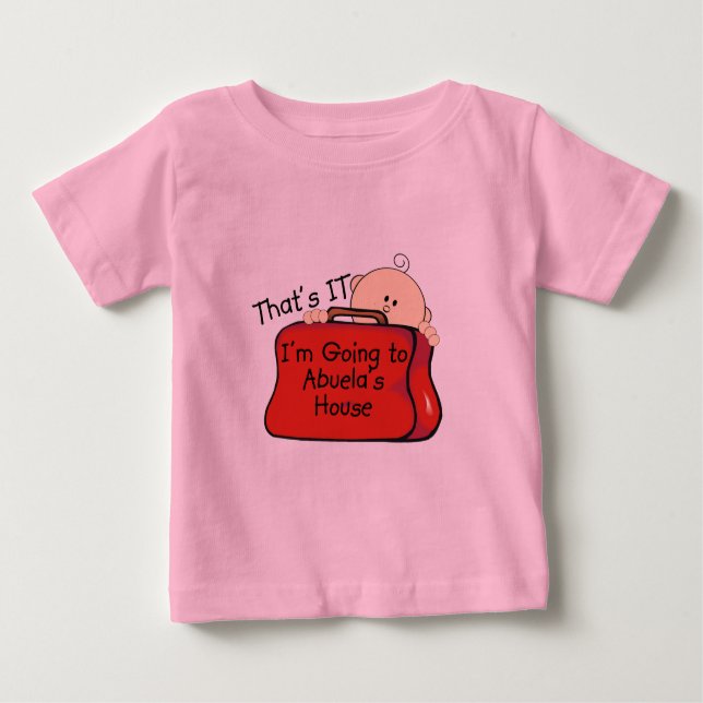 Das ist es Abuela Baby T-shirt (Vorderseite)