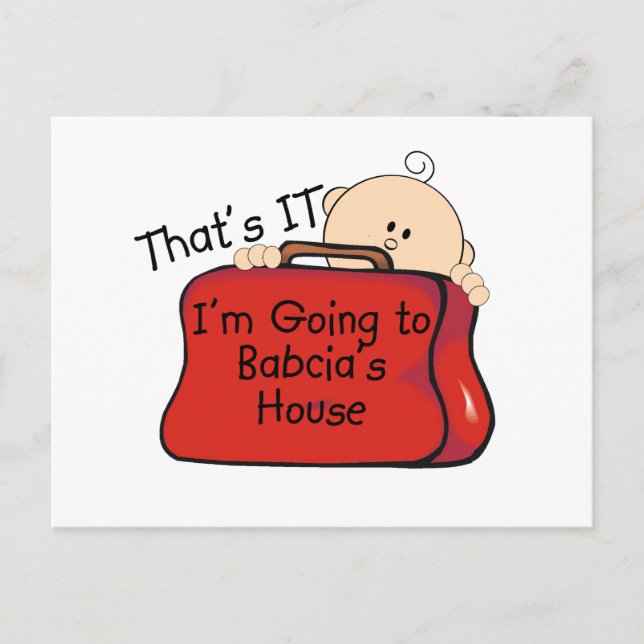 Das ist es Babcia Postkarte (Vorderseite)