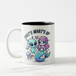Das ist es Pink Medusa Love Zweifarbige Tasse