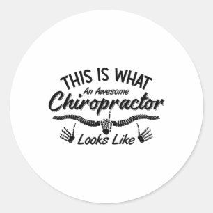 Das ist es, was ein Phantastischer Chiropraktor Ch Runder Aufkleber