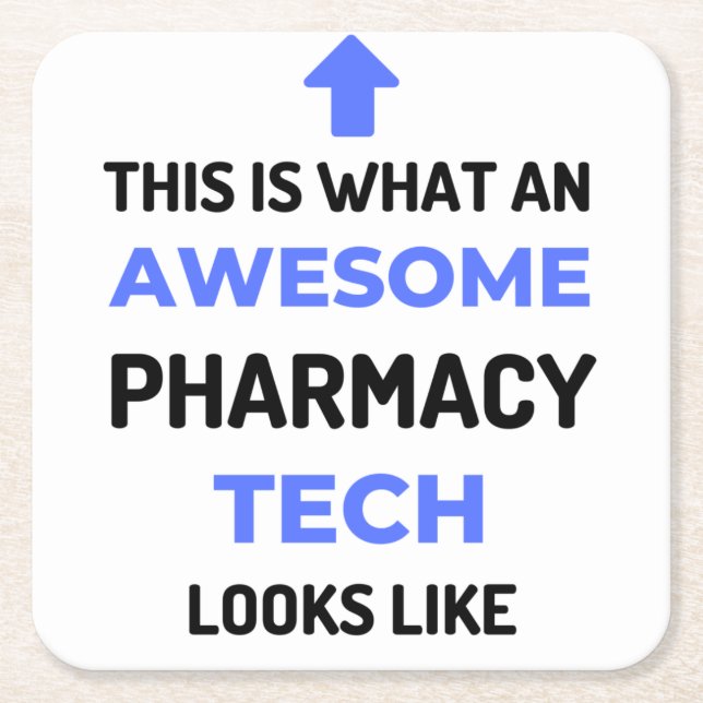 Das ist es, was eine Phantastische Pharmazie Tech  Rechteckiger Pappuntersetzer (Vorderseite)