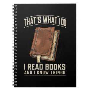 Das ist es, was ich Bücher lese und Dinge kenne