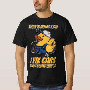 Das ist es, was ich mache, Autos zu reparieren und T-Shirt