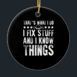 Das ist es, was ich mache, wenn ich einen "Funny M Keramik Ornament<br><div class="desc">1</div>