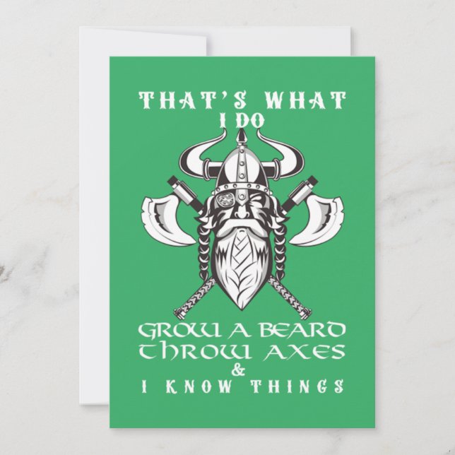 Das ist es, was ich tue, eine Bärenwurfzel lustig  Einladung (Vorderseite)