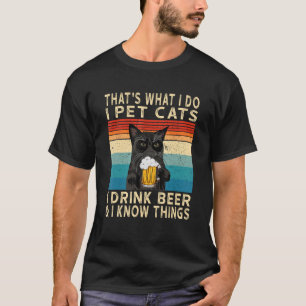 Das ist es, was ich tue, ich füttere Katzen, die i T-Shirt