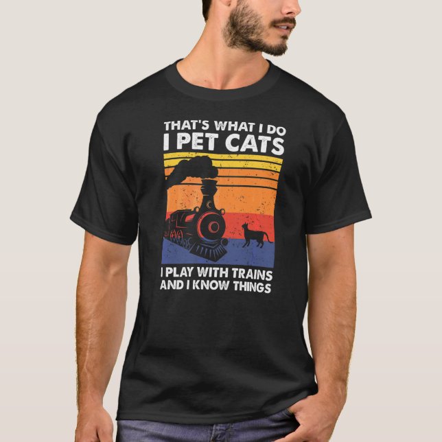 Das ist es, was ich tue, ich füttere Katzen, die i T-Shirt (Vorderseite)