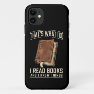 Das ist es, was ich tue. Ich lese Bücher und ich w Case-Mate iPhone Hülle