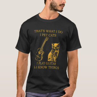 Das ist es, was ich tue, ich passe Katzen, die ich T-Shirt