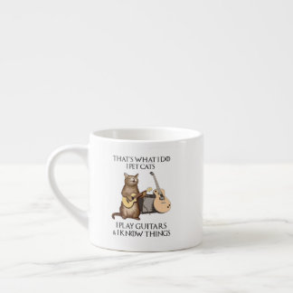 Das ist es, was ich tue, Katzen zu essen, die ich Espressotasse