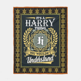 Das ist etwas Hartes, das man nicht verstehen konn Fleecedecke