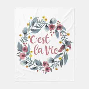 Das ist French Life Fleecedecke