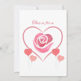 Das ist für uns, Eine schöne Einladungskarte. Einladung