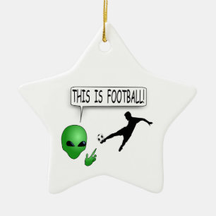Das ist Fußball Keramikornament