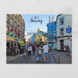 Das ist Galway-Irland Postkarte