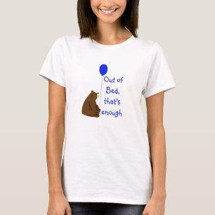 Das ist genug Fun Balloon-Bären-Zitat T-Shirt