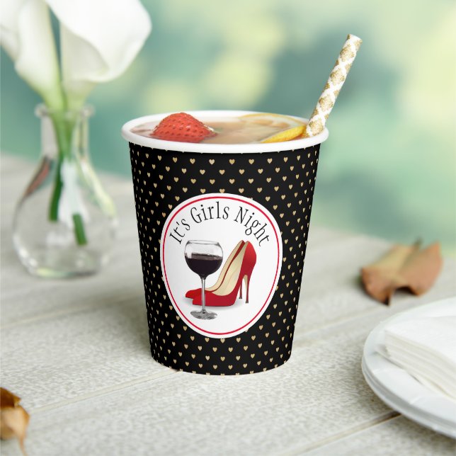 Das ist GirlsNight Paper Cup Pappbecher (In Situ)
