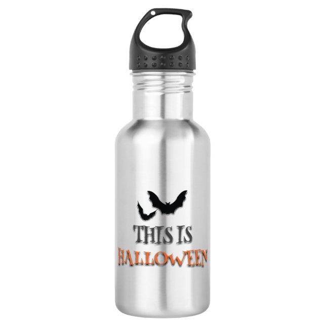 Das ist Halloween Edelstahlflasche (Vorderseite)