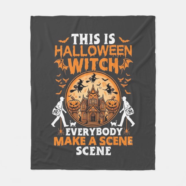 Das ist Halloween Fleecedecke (Vorderseite)