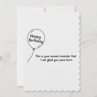 Das ist Ihr jährlicher Geburtstag, lustiger Geburt Einladung