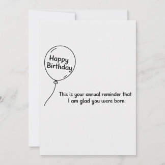 Das ist Ihr jährlicher Geburtstag, lustiger Geburt Einladung