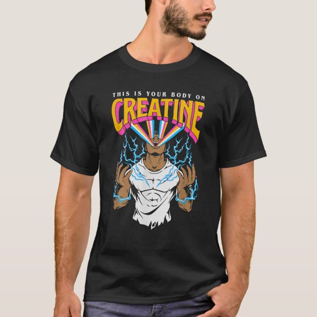 Das ist Ihr Körper am Createur Workout Gym Geburts T-Shirt (Vorderseite)