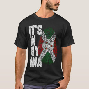 Das ist in meiner DNA die burundische Flagge mit S T-Shirt