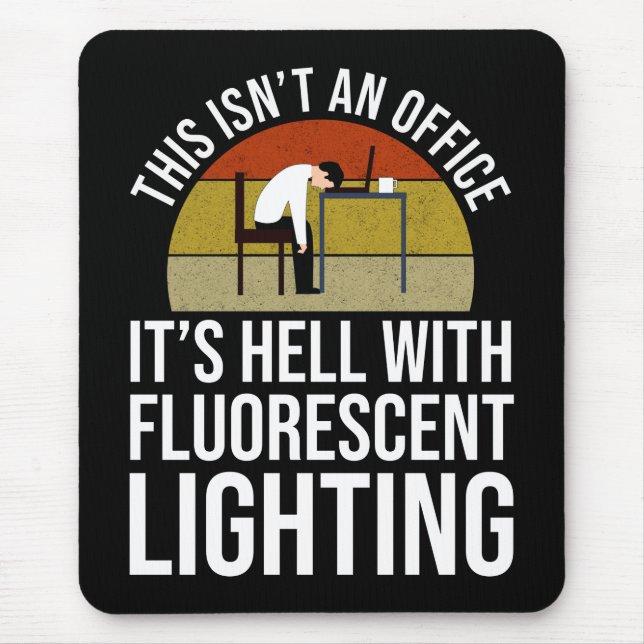 Das ist kein Büro - es ist heilig Mousepad (Vorne)