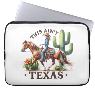 Das ist kein Texas Cowgirl Horse Laptopschutzhülle
