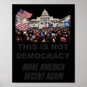 Das ist keine Demokratie Poster
