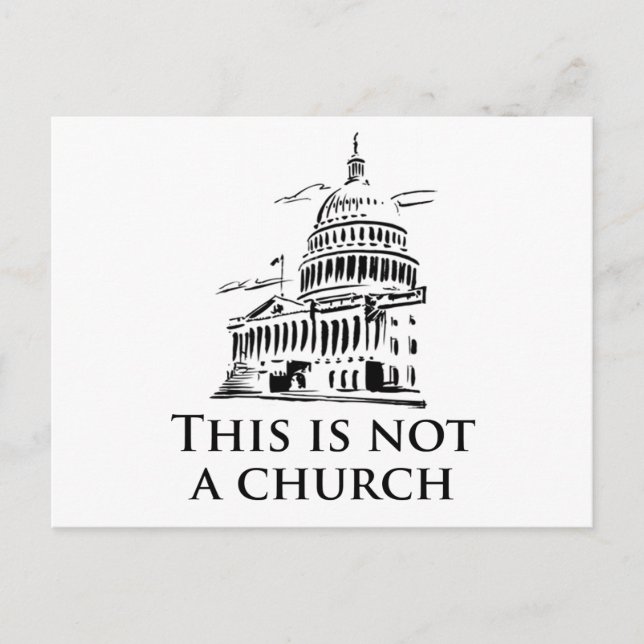 Das ist keine Kirche Postkarte (Vorderseite)