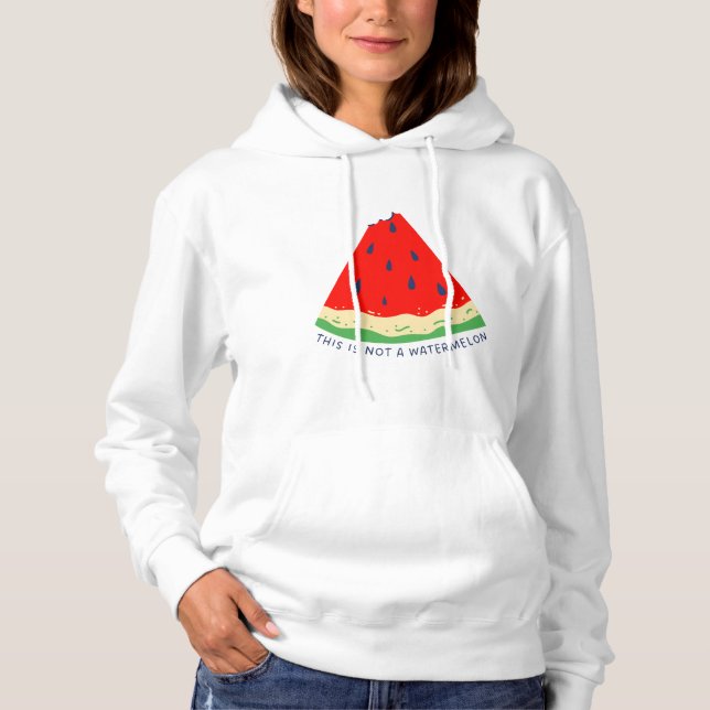 Das ist keine Wassermelone Hoodie (Vorderseite)