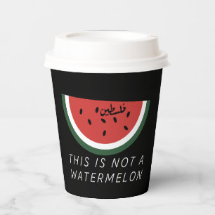 Das ist keine Wassermelone - Palästina-Wassermelon Pappbecher
