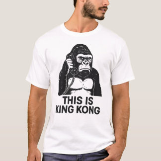 Das ist King Kong Funny Gorilla Phone Call T-Shirt
