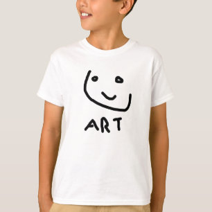 Das ist Kunst, lustiges Gesicht T-Shirt