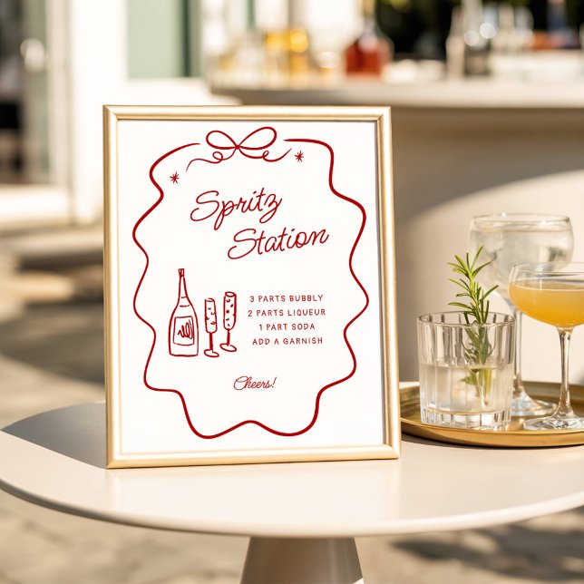 Das-ist-Liebe-Rot-Doodle-Rahmen-Spritz-Station-Kle Poster (Von Creator hochgeladen)