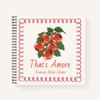 Das-ist-Liebe-Rote-Tomaten-Brautjungfernabschied-G Notizbuch