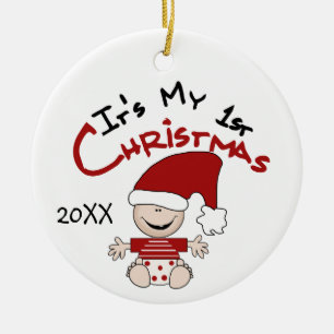 Das ist mein 1. Weihnachtsgeschenk Keramik Ornament