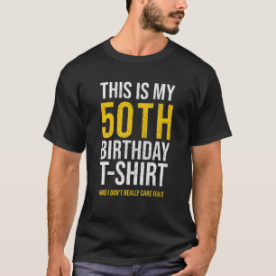 Das ist mein 50. GeburtstagsOutfit, sonnige Wende T-Shirt