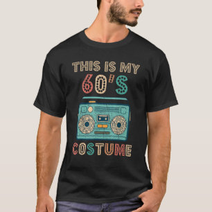 Das ist mein 60er Kostume 60er Party Cassette Retr T-Shirt